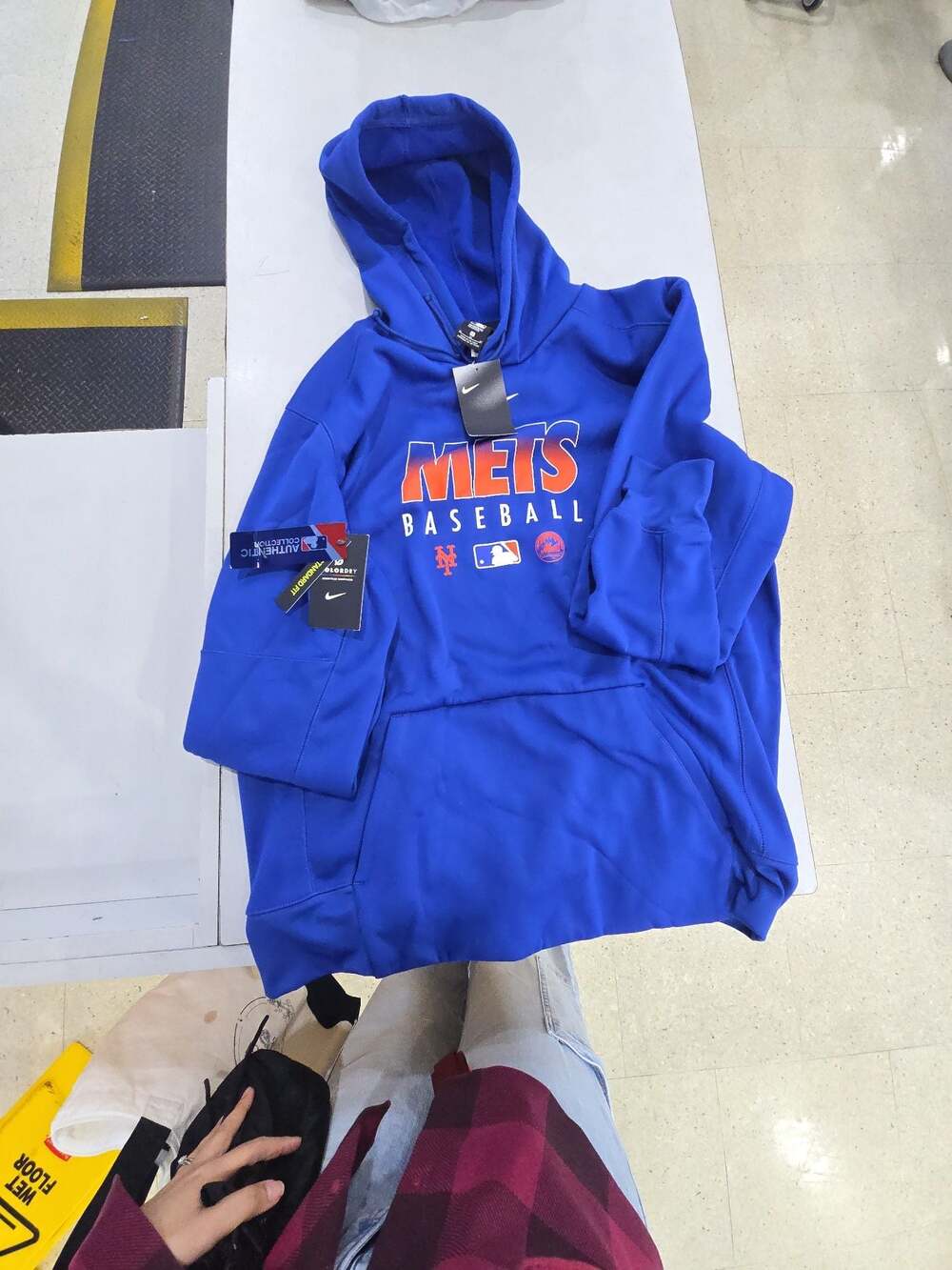 Nike New York Mets Authentic Collection Therma-FIT Baseball Hoodie  Pullover